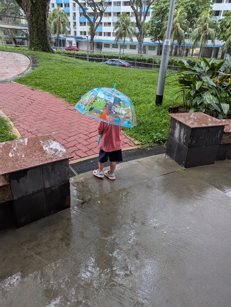 A shaded neighbourhood playground in Singapore